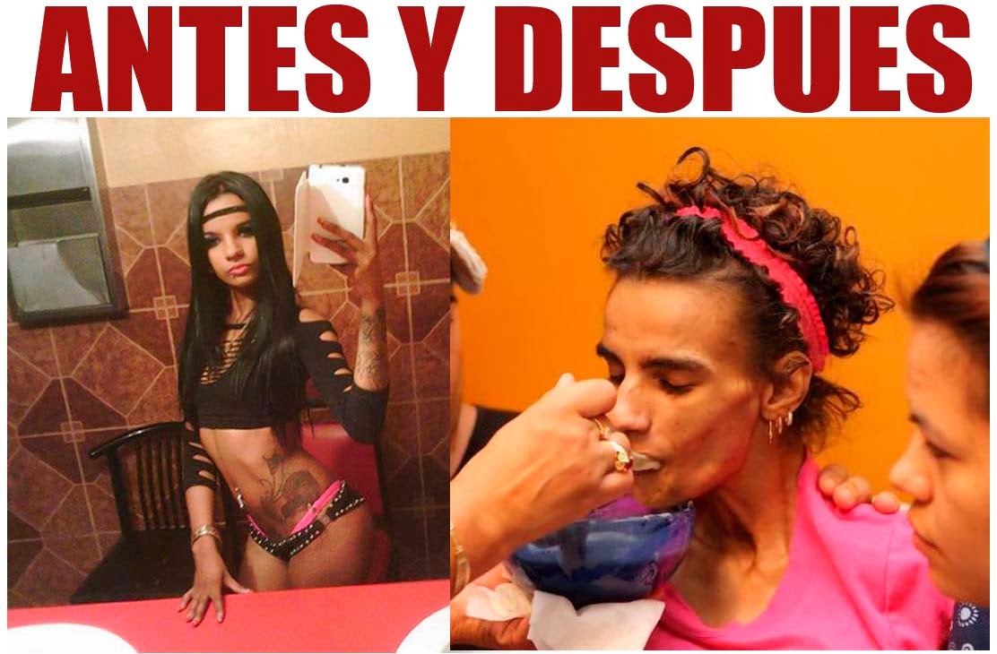 El pecho grande a las pequeñas muchachas